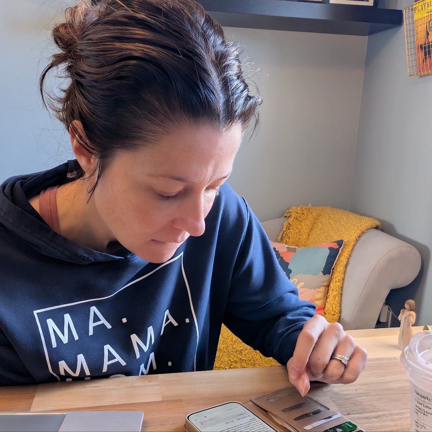 Woman patiently working through day-to-day activities of starting a new business and creating something amazing. Salt and Spice Collective