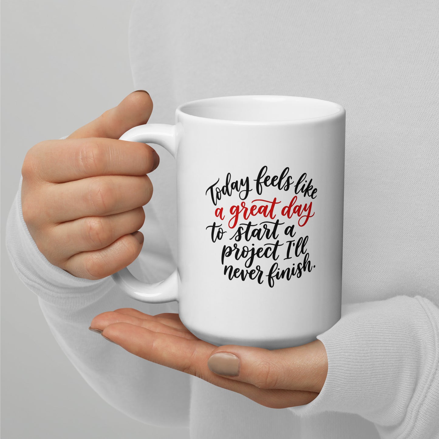 Pulse Check Mood Mug — Salty Red