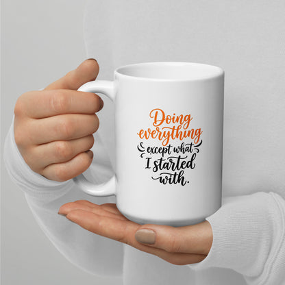 Pulse Check Mood Mug — Salty Orange