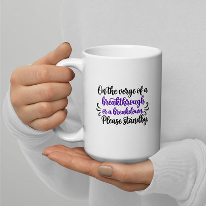 Pulse Check Mood Mug — Salty Purple