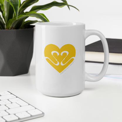 Pulse Check Mood Mug — Salty Yellow