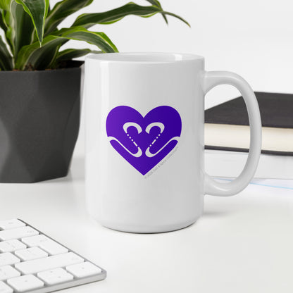 Pulse Check Mood Mug — Salty Purple