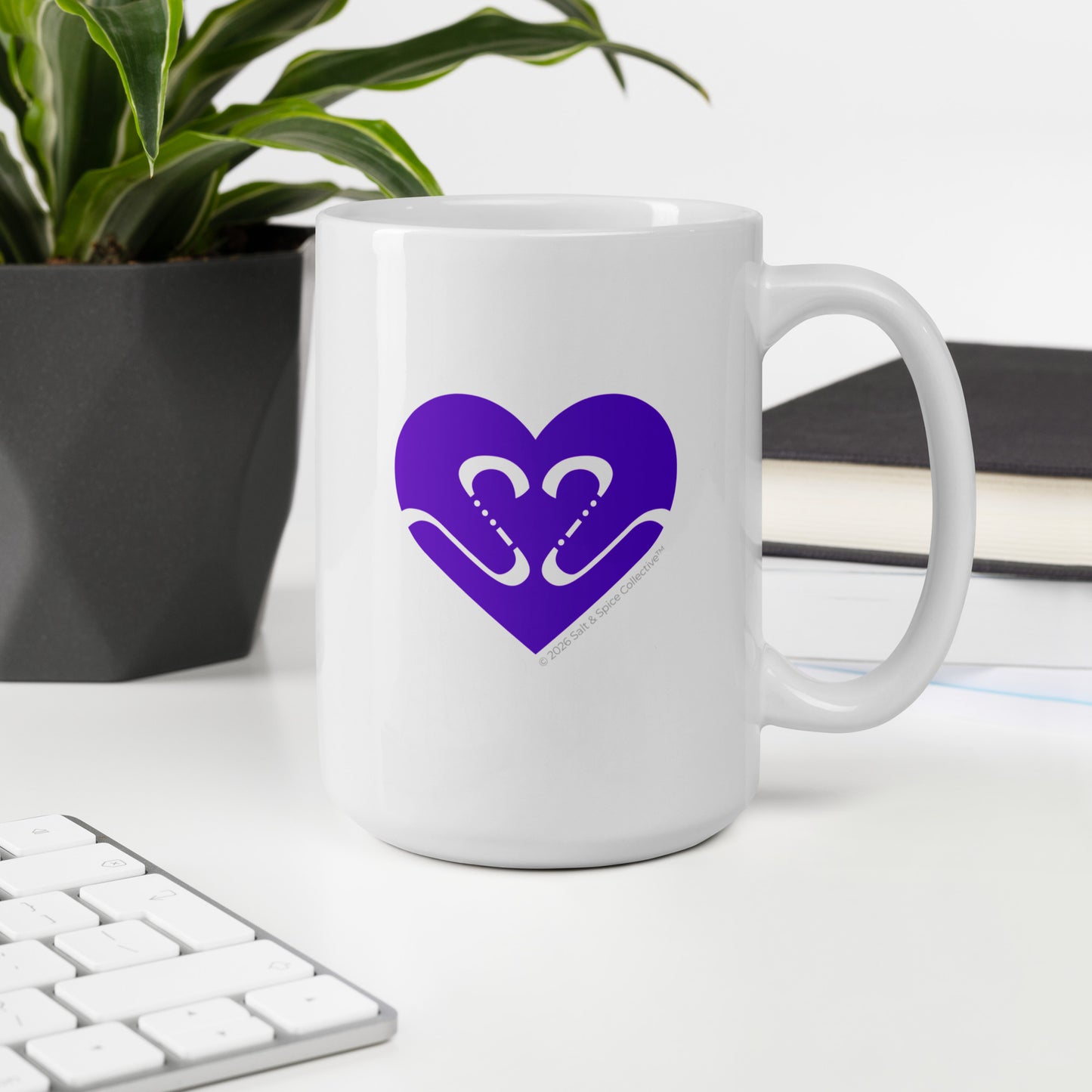 Pulse Check Mood Mug — Spicy Purple